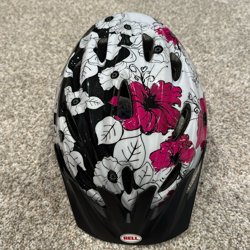 Girl’s Floral Helmet